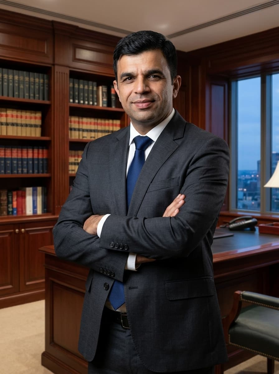 Advocate Ashwani Dhaka, Founding Member at Dhaka Law Chamber, Gurugram
